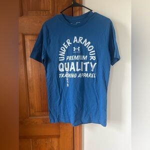 NWT Under Armour Blue Kids' Short Sleeve Tee